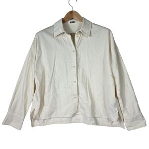 Drykorn Cleolia corduroy relaxed fit button down shirt